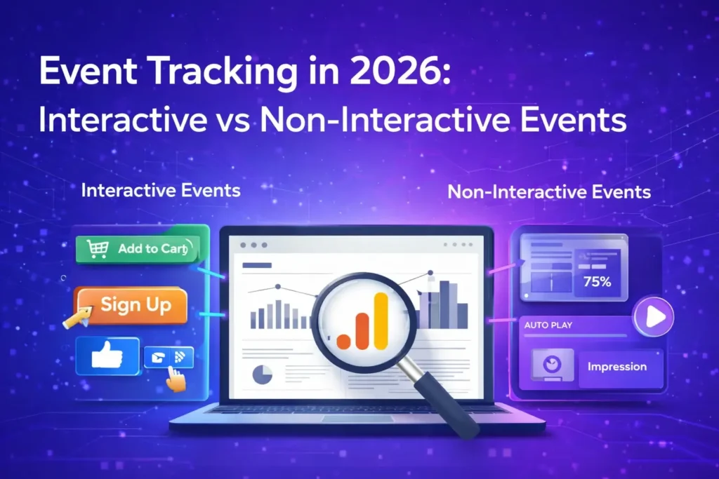 Event Tracking in 2026: Interactive vs Non-Interactive Events (Complete Guide)