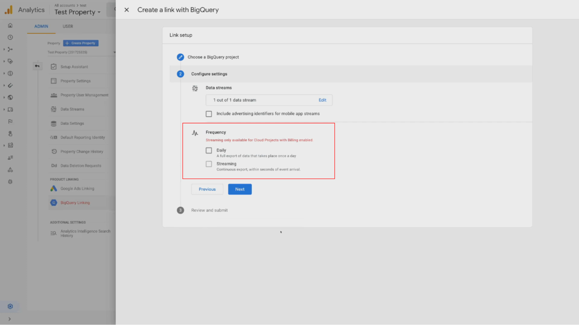 Use Streaming Exports Streaming exports, that is continuous exports, within seconds of arrival allows you to send more than 1 million events per day. 