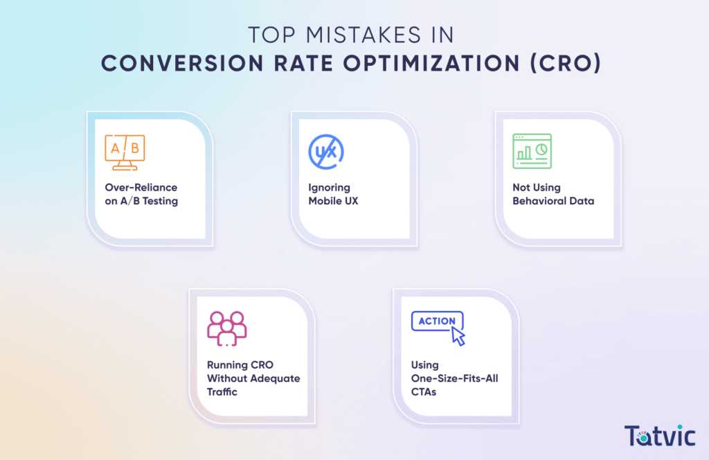 Top Mistakes in Conversion Rate Optimisation (CRO)